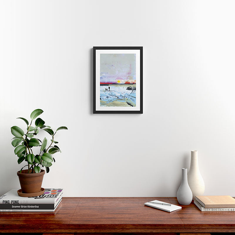 Beach Walk Framed Art Print Gallery Image 2