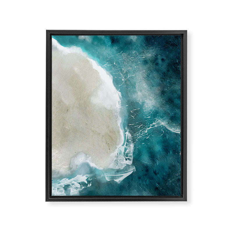 Beach Wave Framed Canvas Print Gallery Image 6