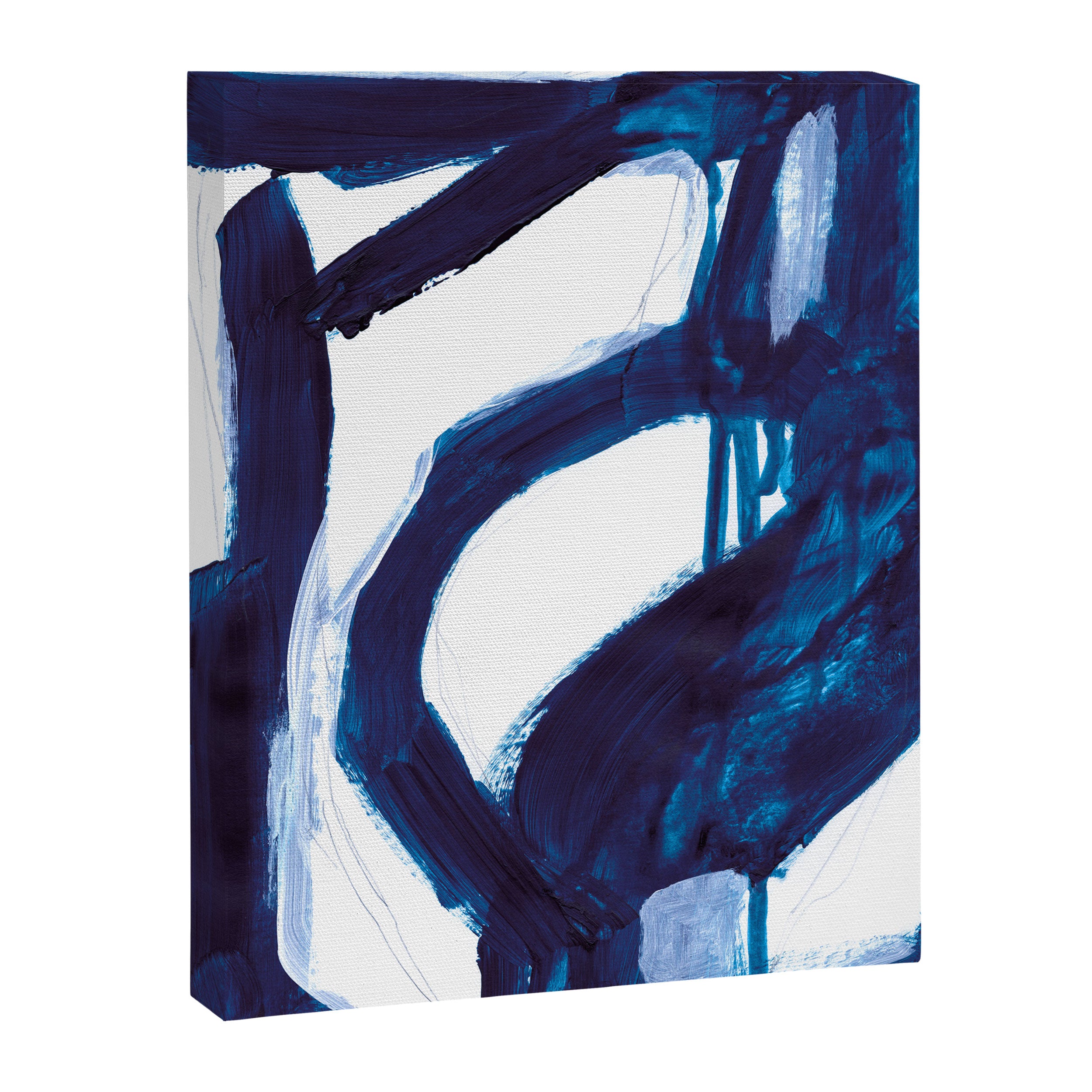Blue Abstract Canvas Print Gallery Image 6