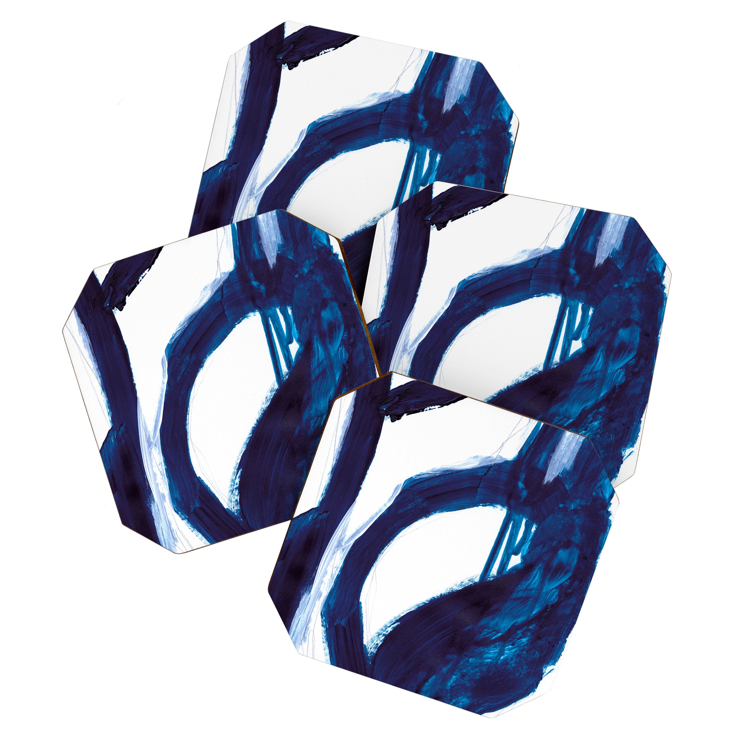 Blue Abstract Coaster Gallery Image 1