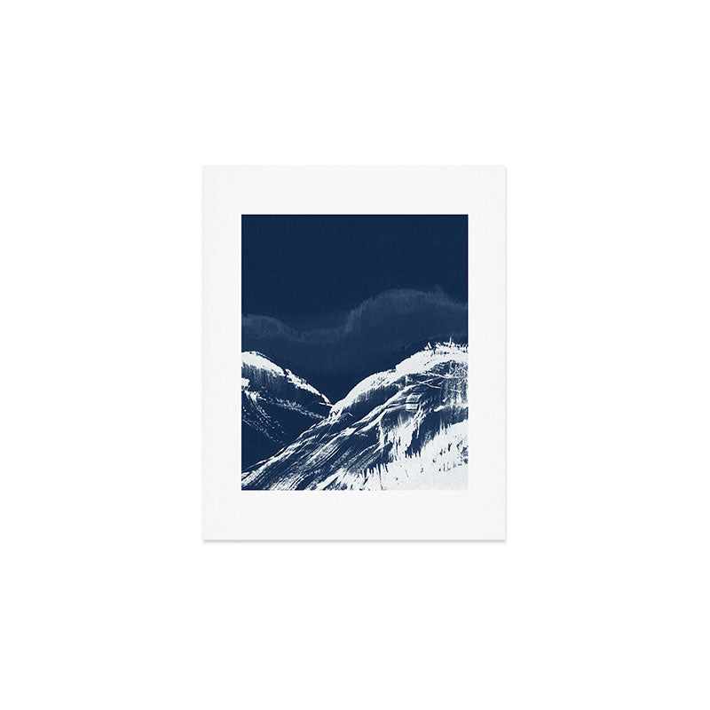 Blue Forest Art Print Gallery Image 1