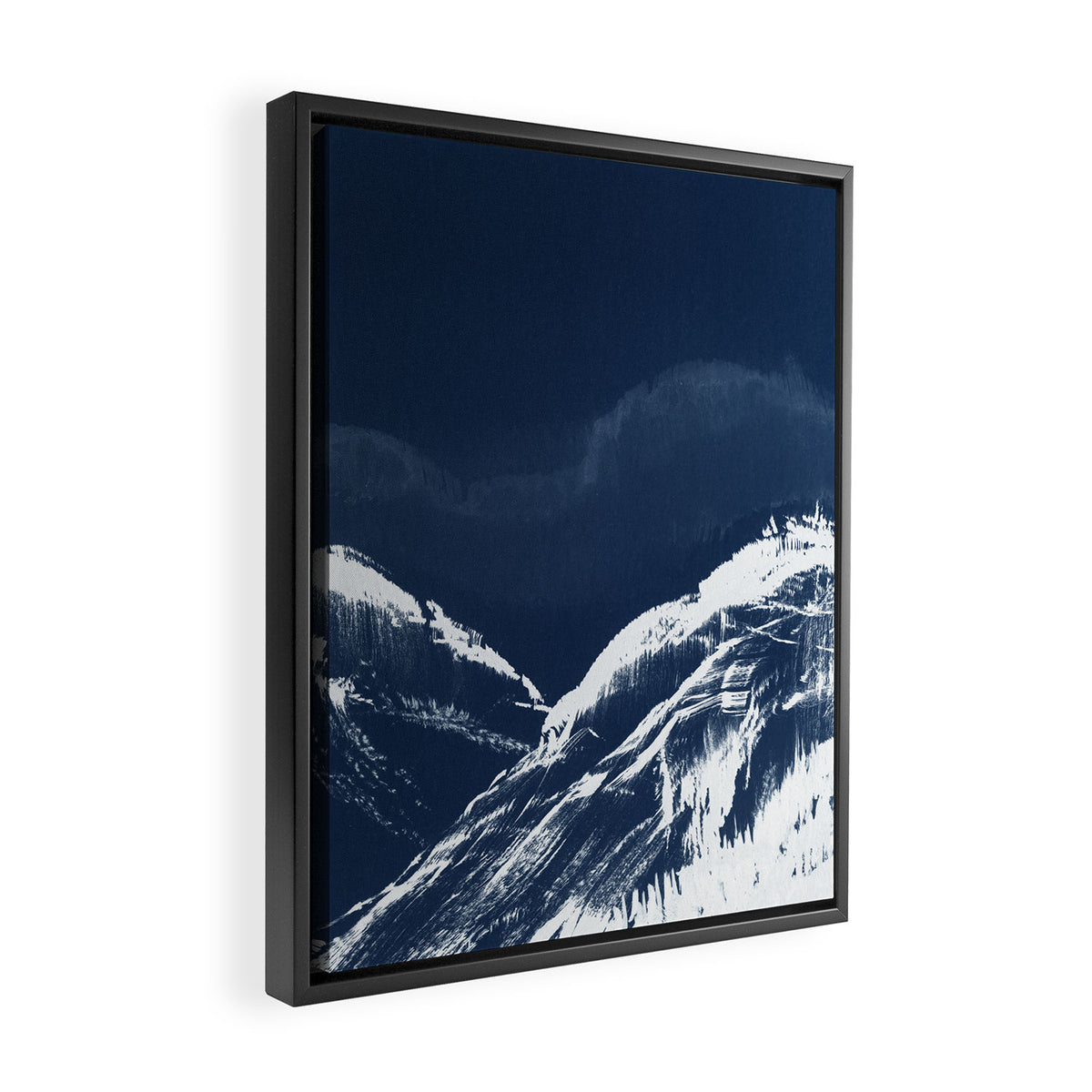 Blue Forest Framed Canvas Print Gallery Image 2