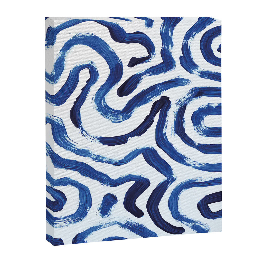 Blue Minimal Canvas Print Gallery Image 6