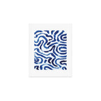 Blue Minimal Art Print Gallery Image 1
