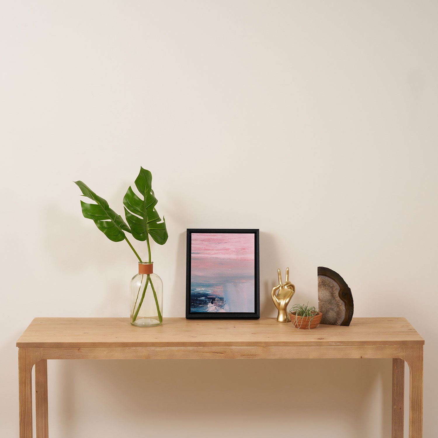 Blush Chic 3 Framed Canvas Print Gallery Image 4