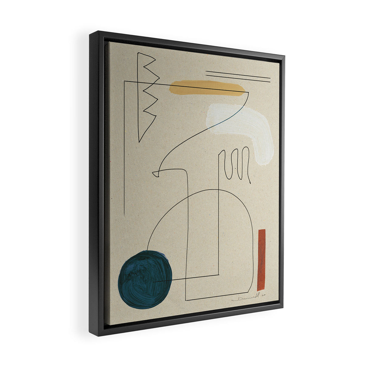 Boho Desert Framed Canvas Print Gallery Image 2