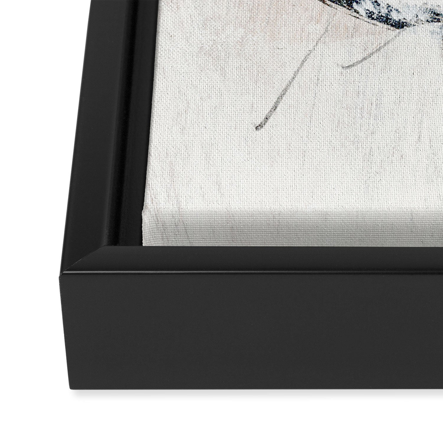 Circled Framed Canvas Print Gallery Image 3