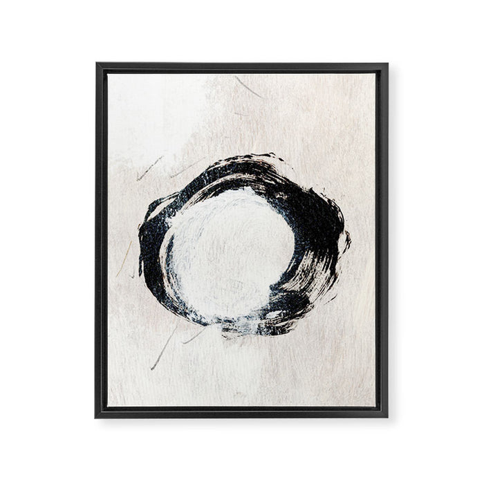 Circled Framed Canvas Print Gallery Image 1