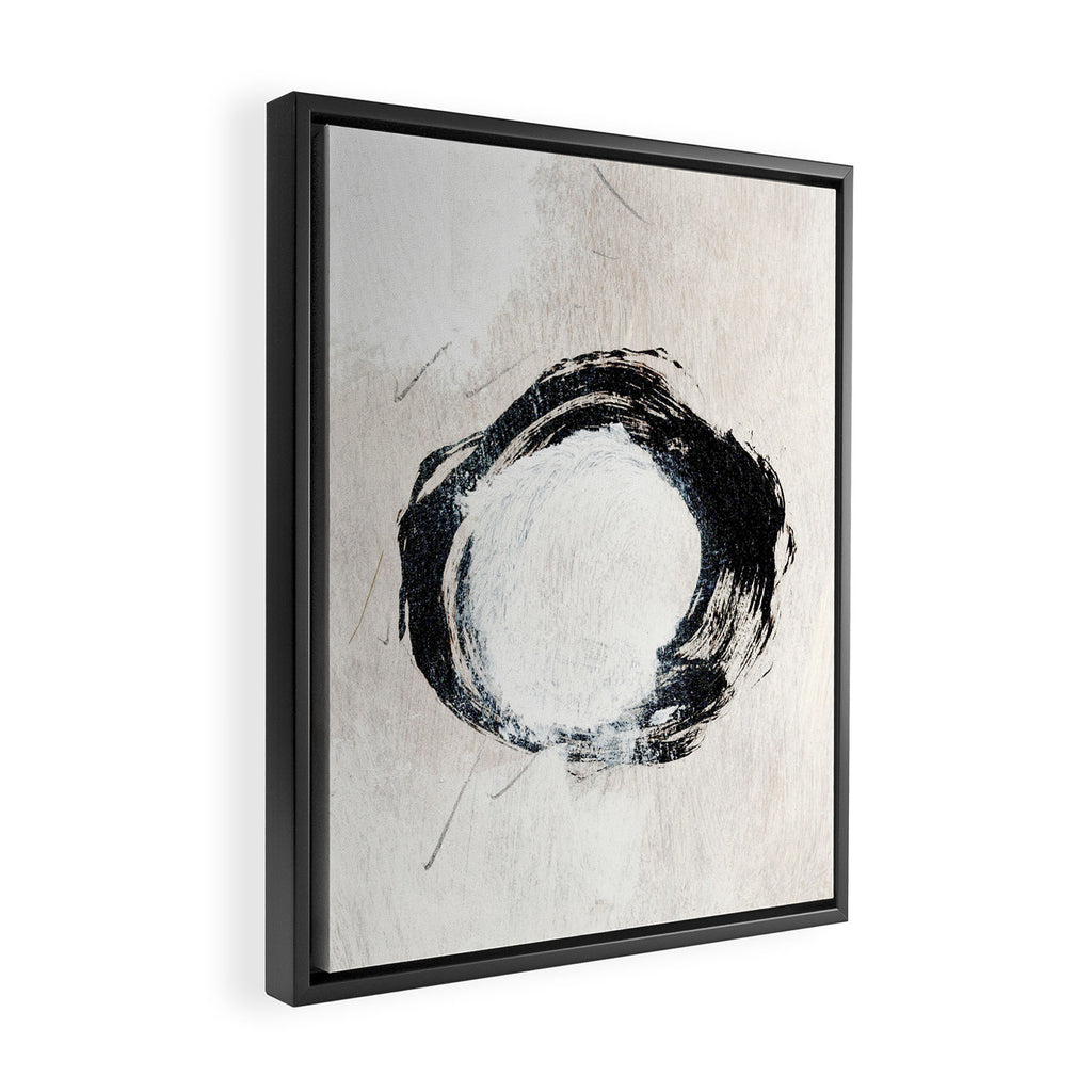 Circled Framed Canvas Print Gallery Image 2