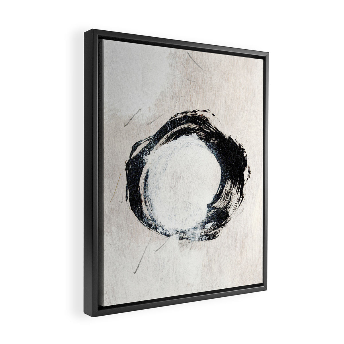 Circled Framed Canvas Print Gallery Image 2
