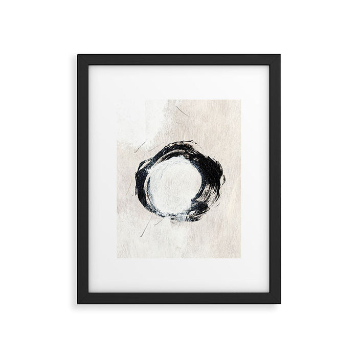 Circled Framed Art Print Gallery Image 1