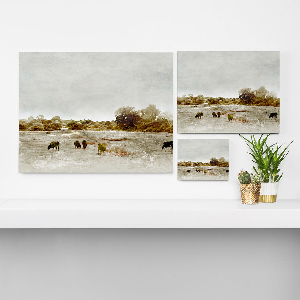 Cows By The Sea Canvas Print Gallery Image 3