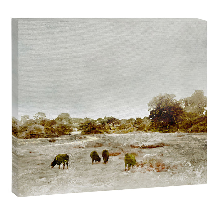 Cows By The Sea Canvas Print Gallery Image 1