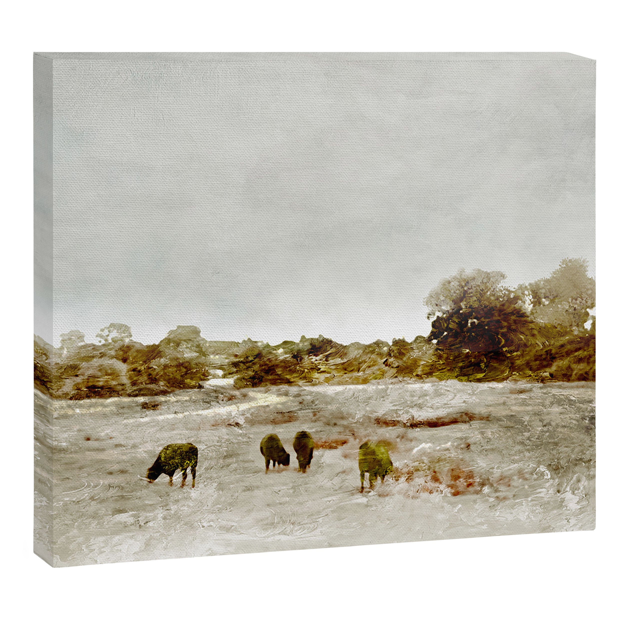 Cows By The Sea Canvas Print Gallery Image 3