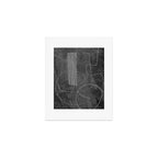 Crafted Noir Abstract Art Print Gallery Image 1