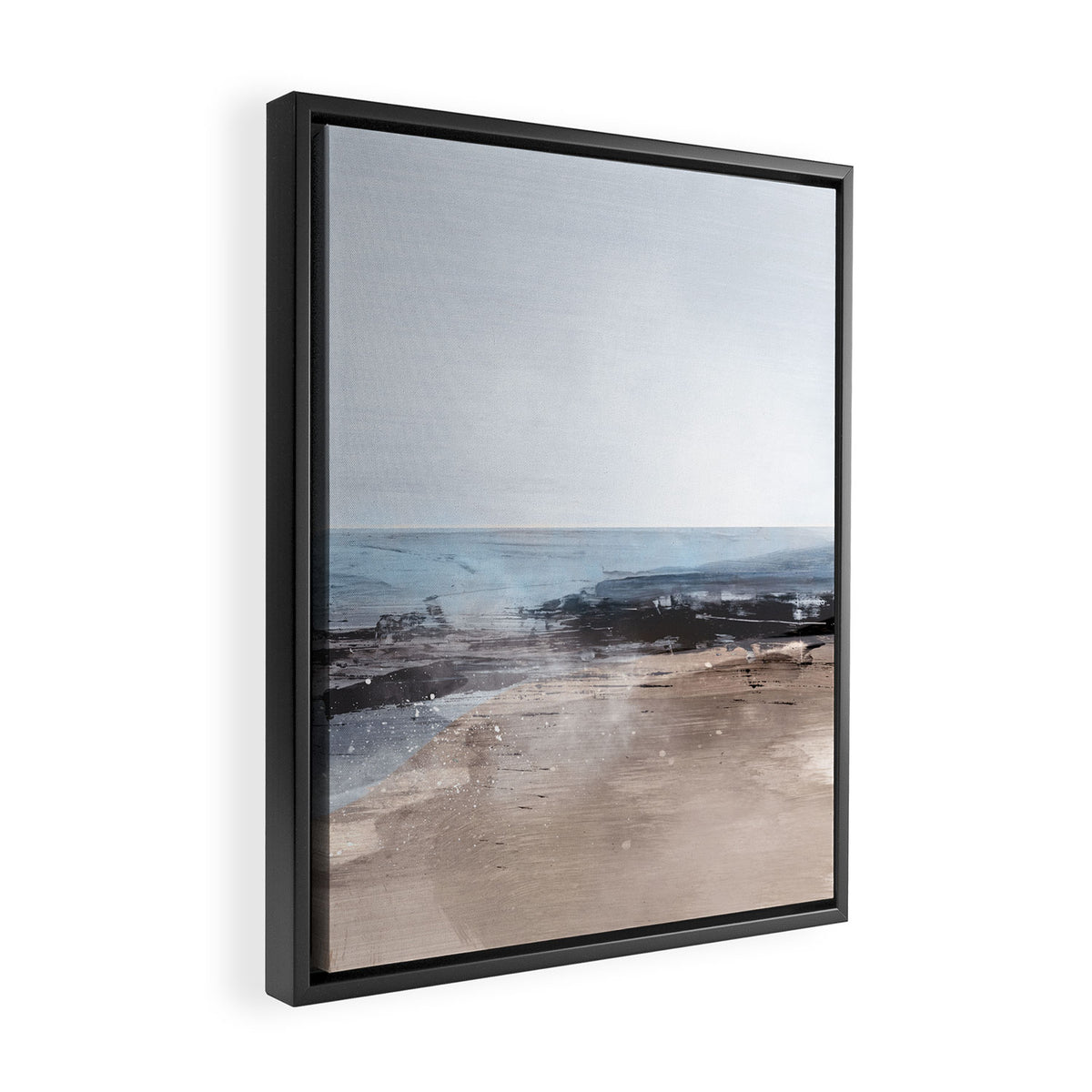 Day at the beach Framed Canvas Print Gallery Image 2