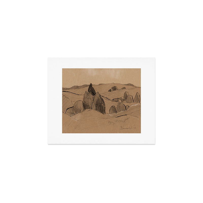 Devon Farm Art Print Gallery Image 1
