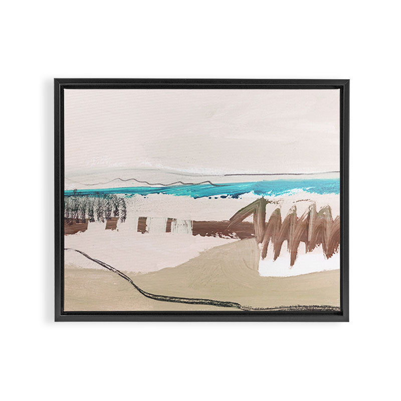 Dune Waves Framed Canvas Print Gallery Image 3
