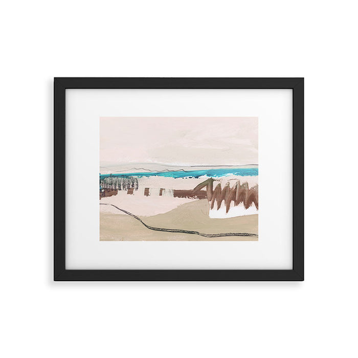 Dune Waves Framed Art Print Gallery Image 1