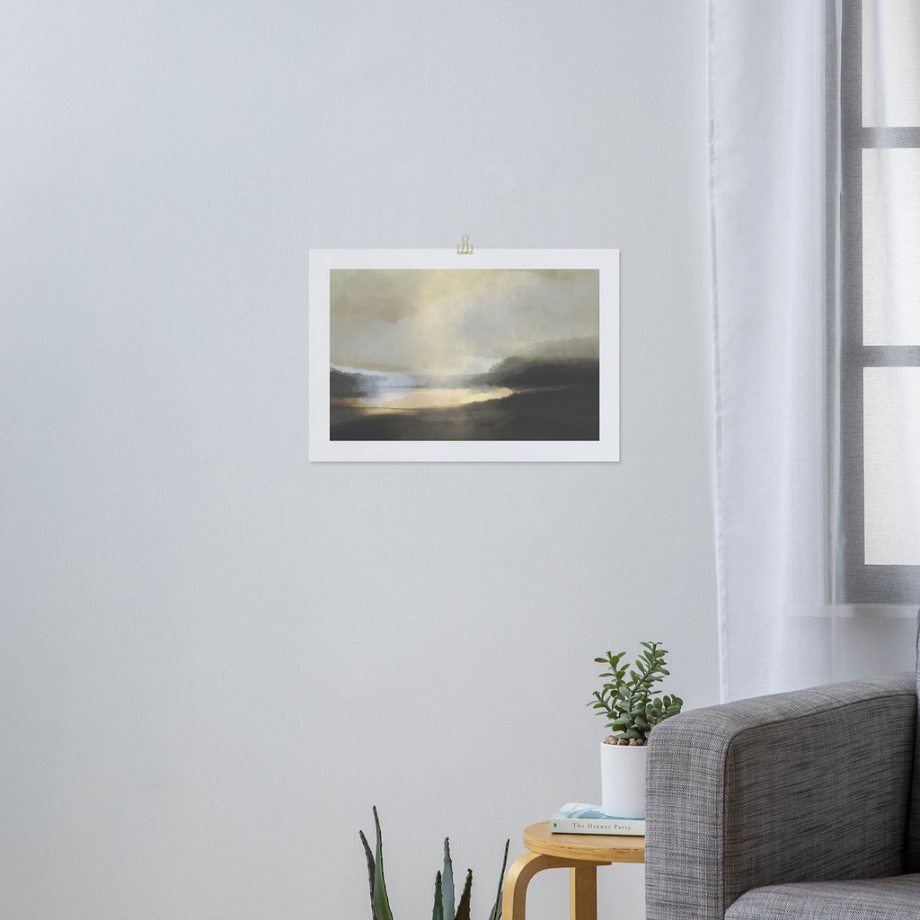 Dusk Lake Art Print Gallery Image 3