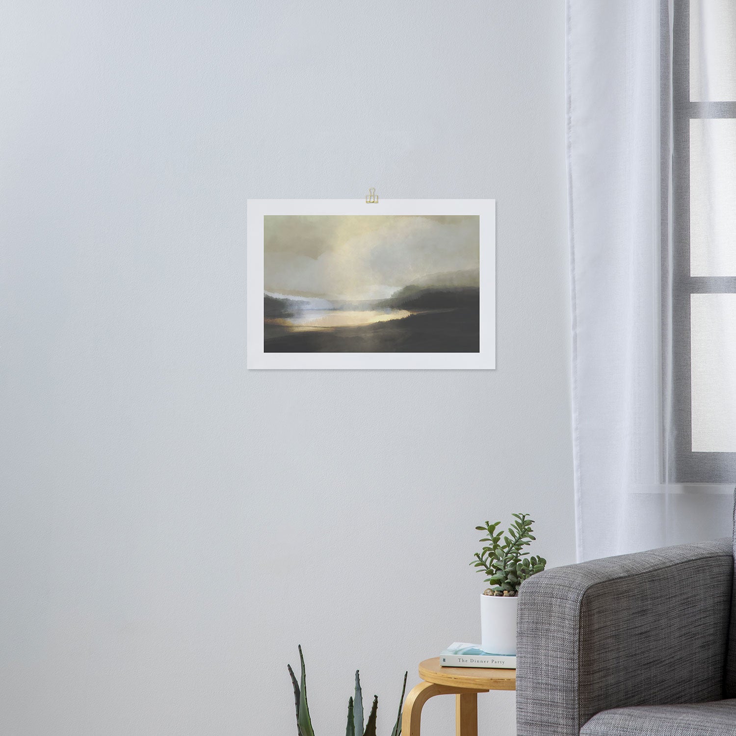 Dusk Lake Art Print Gallery Image 3