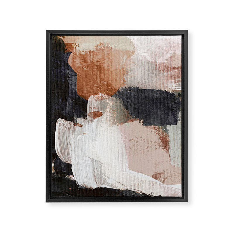 Earthly Abstract Framed Canvas Print Gallery Image 6
