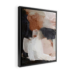 Earthly Abstract Framed Canvas Print Gallery Image 2