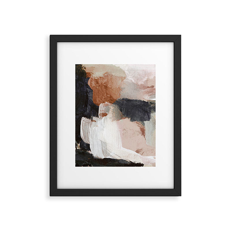 Earthly Abstract Framed Art Print Gallery Image 5
