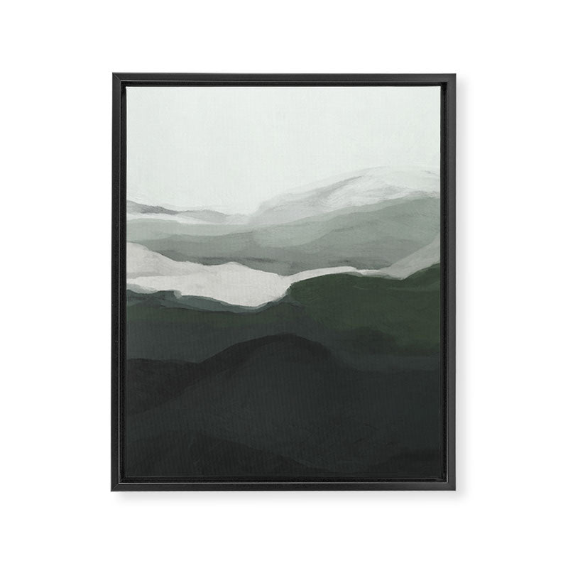 Emerald Land Framed Canvas Print Gallery Image 8