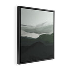 Emerald Land Framed Canvas Print Gallery Image 2