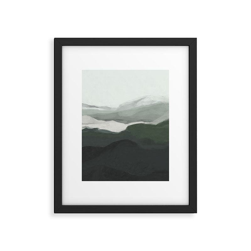 Emerald Land Framed Art Print Gallery Image 6