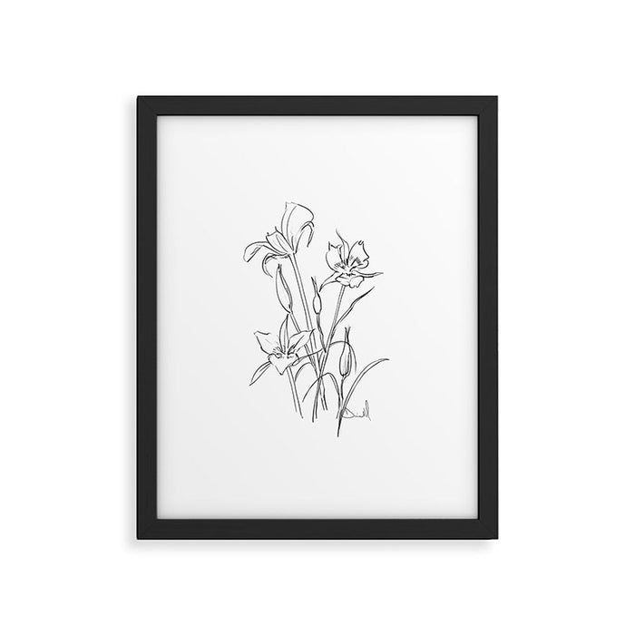 Floral 1 Framed Art Print Gallery Image 1