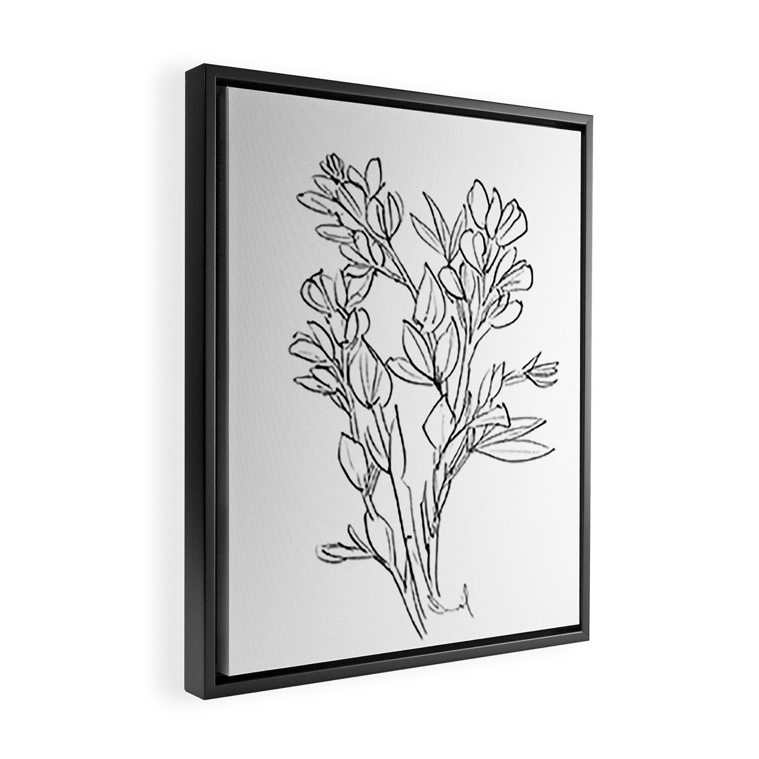 Floral 2 Framed Canvas Print Gallery Image 2
