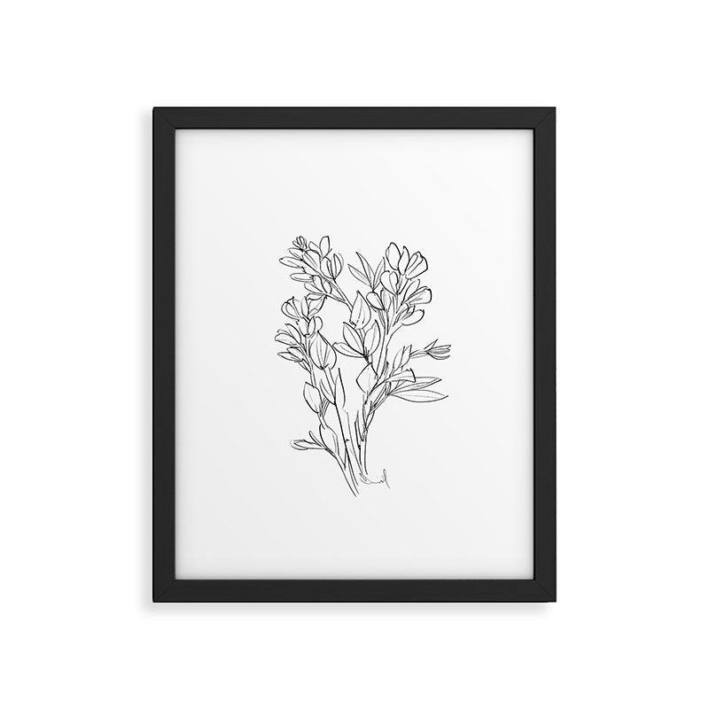 Floral 2 Framed Art Print Gallery Image 4