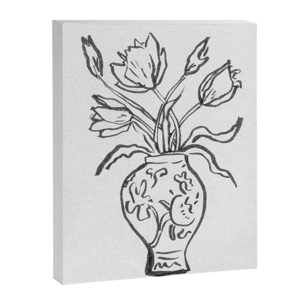 Flowers in a Vase Canvas Print Gallery Image 6