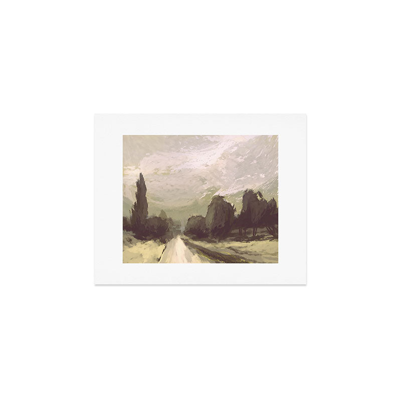 Forest Road Art Print Gallery Image 1