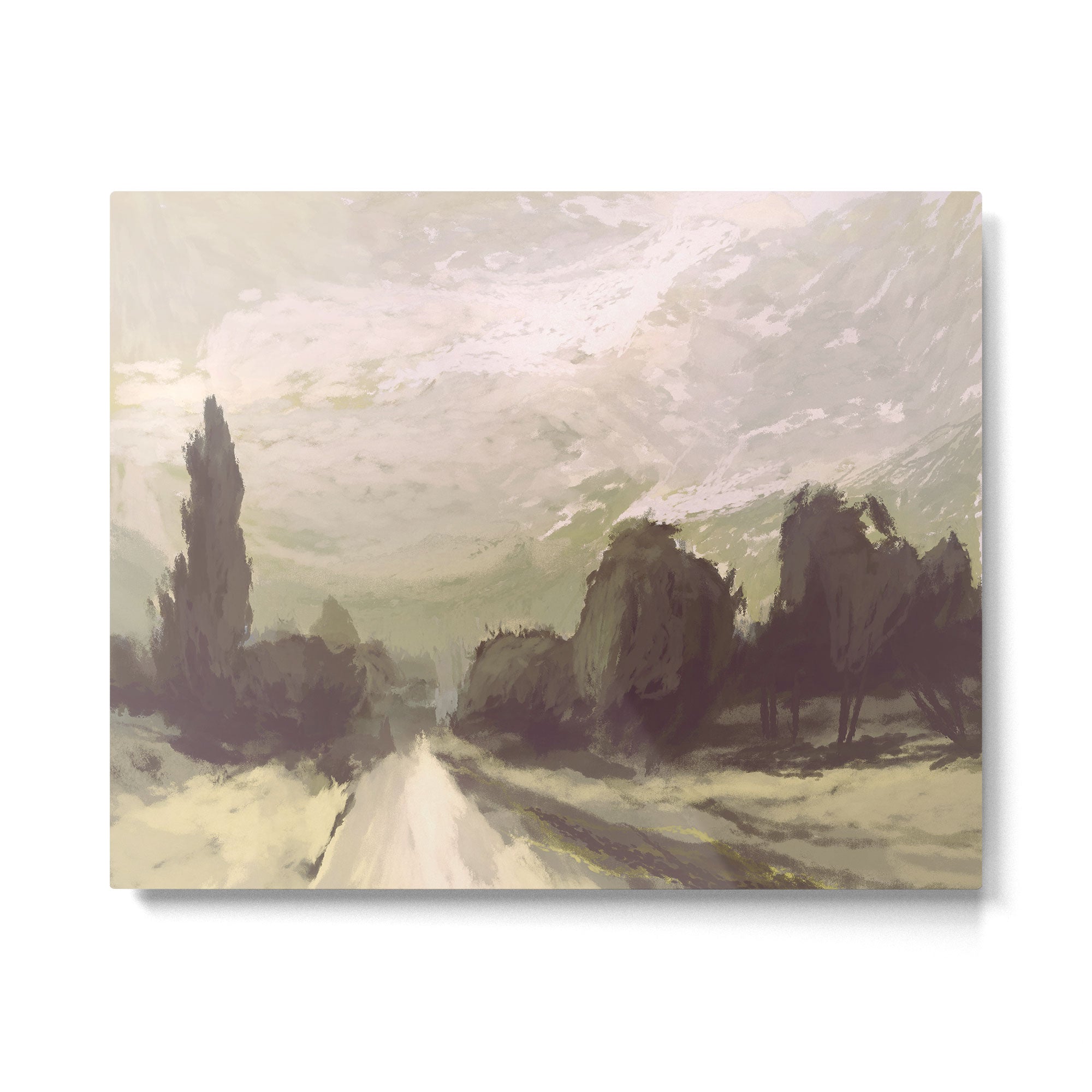 Forest Road Metal Print Gallery Image 4