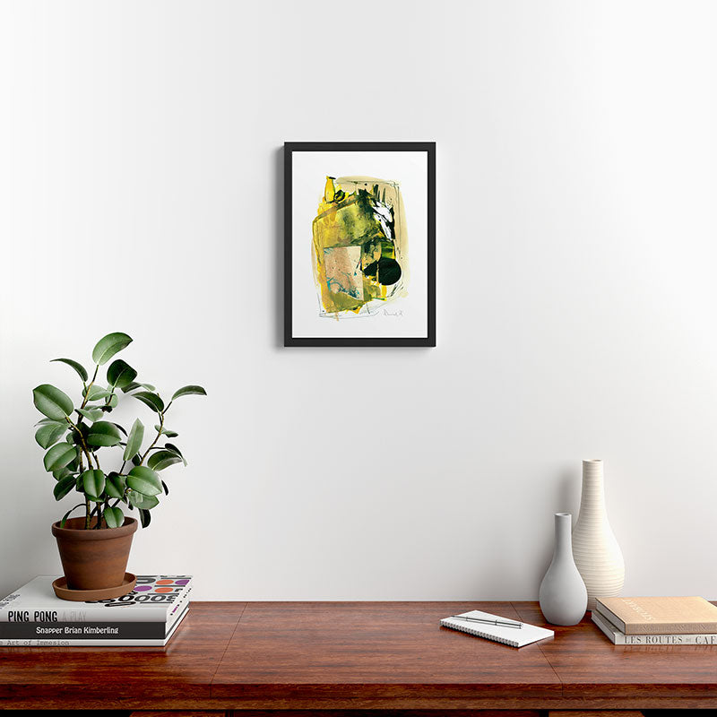 Giallo Framed Art Print Gallery Image 2