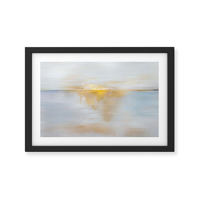 Gold Sunset Framed Art Print Gallery Image 1