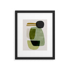Green Abstract Framed Art Print Gallery Image 4