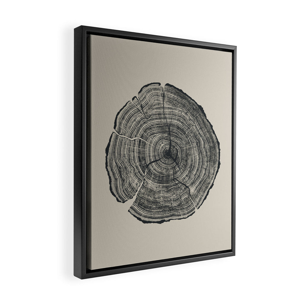 Hand-Drawn Oak Framed Canvas Print Gallery Image 2
