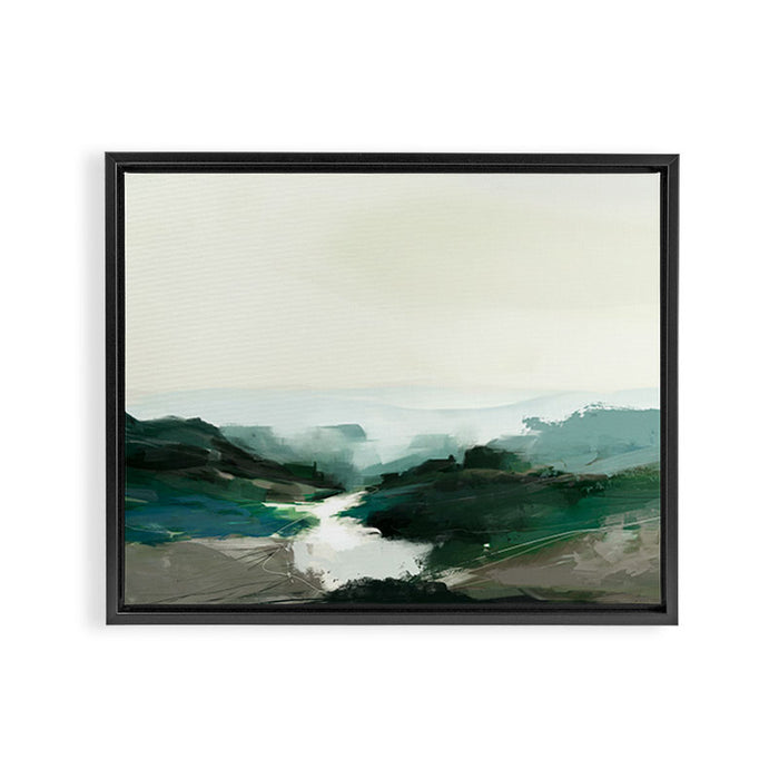 Highland View Framed Canvas Print Gallery Image 1