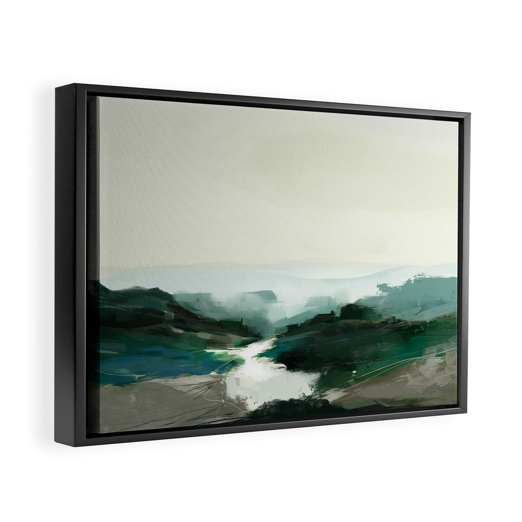 Highland View Framed Canvas Print Gallery Image 2