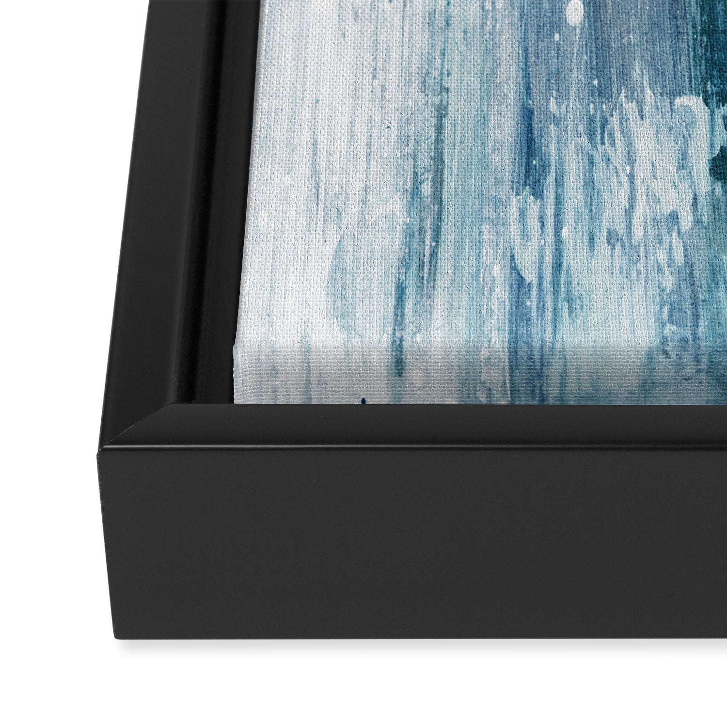Indigo 1 Framed Canvas Print Gallery Image 3