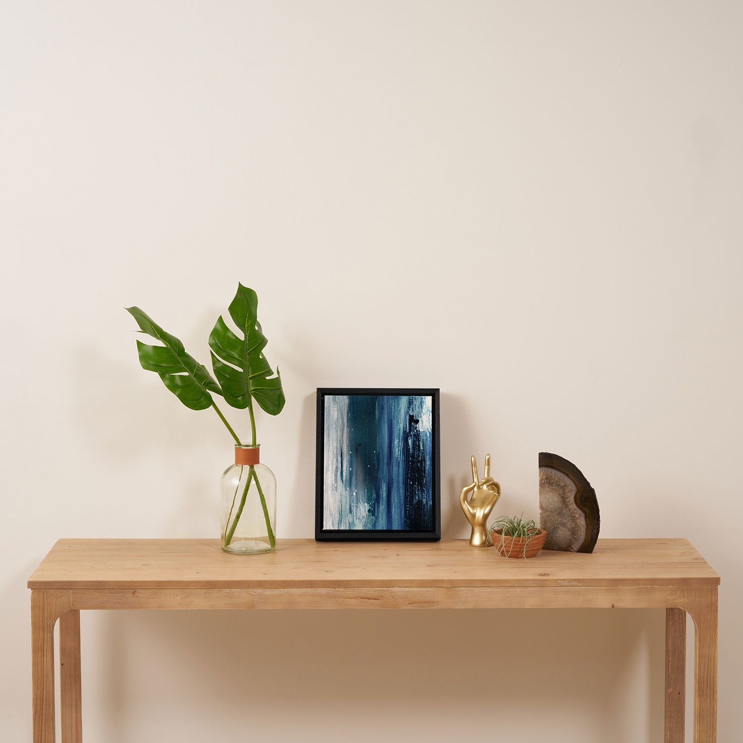 Indigo 1 Framed Canvas Print Gallery Image 4