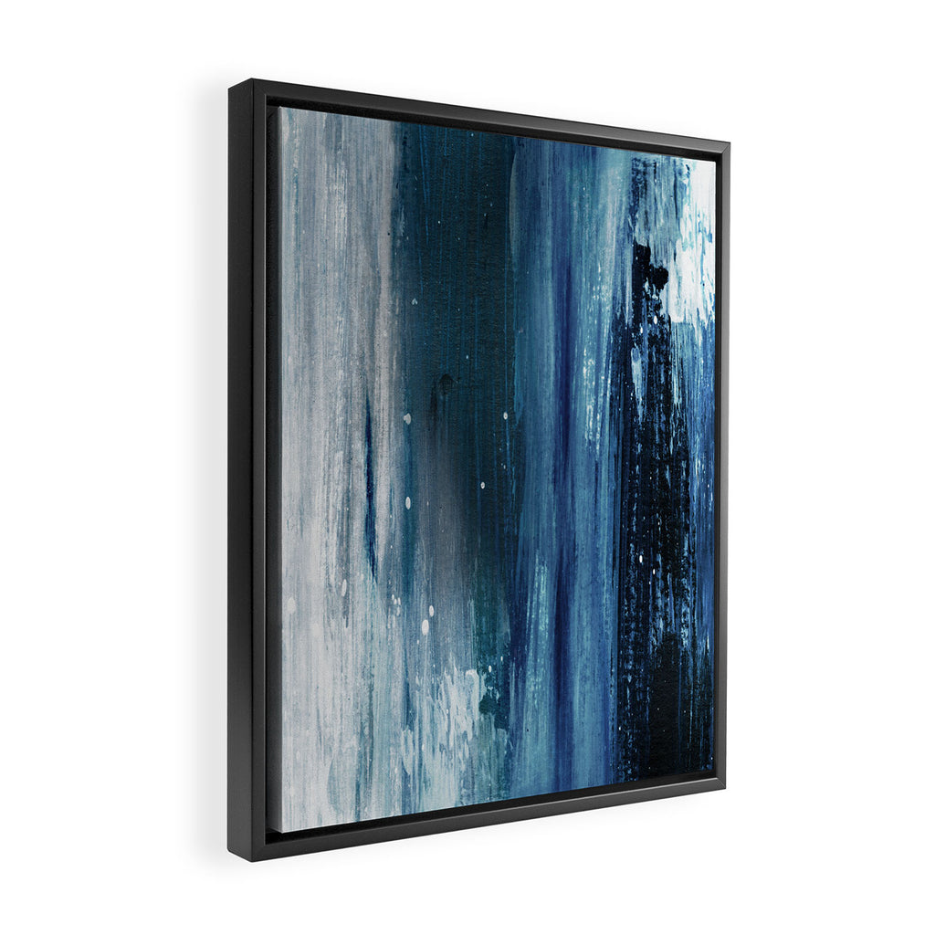 Indigo 1 Framed Canvas Print Gallery Image 2