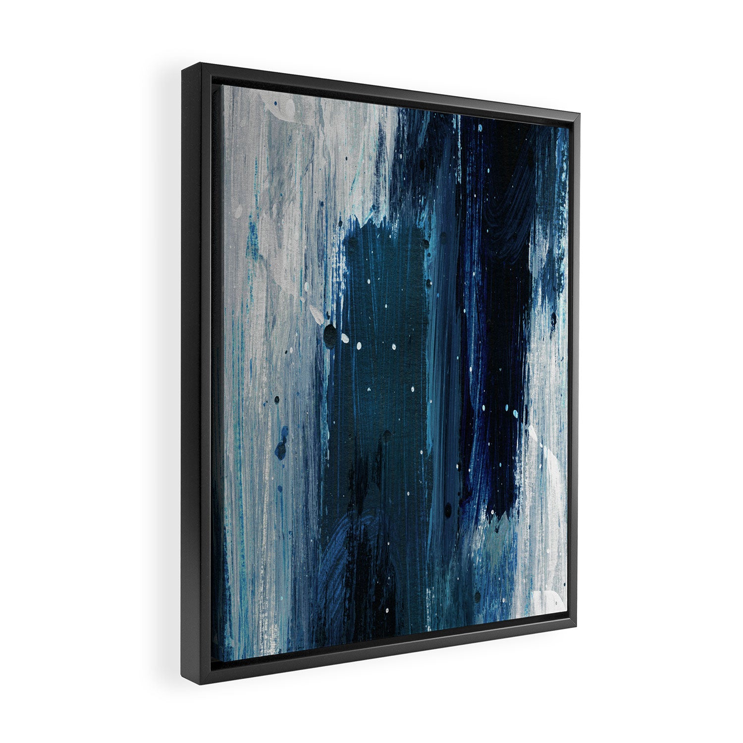 Indigo 2 Framed Canvas Print Gallery Image 2