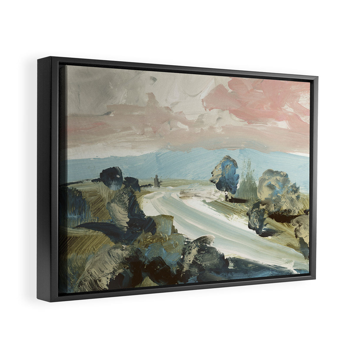 Italian View Framed Canvas Print Gallery Image 2