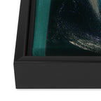 Jade Abstract Framed Canvas Print Gallery Image 3