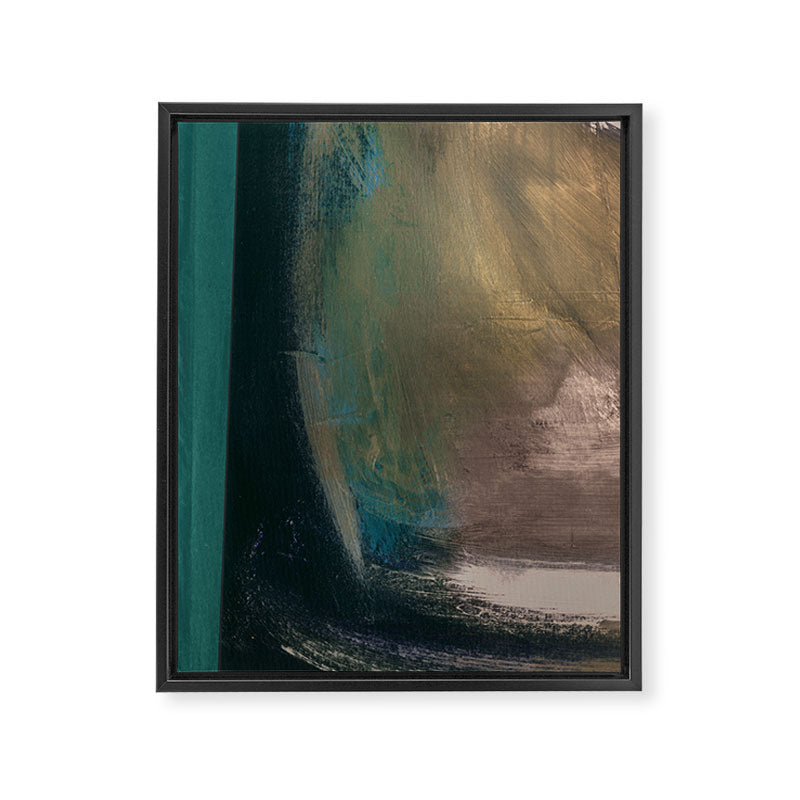 Jade Abstract Framed Canvas Print Gallery Image 6